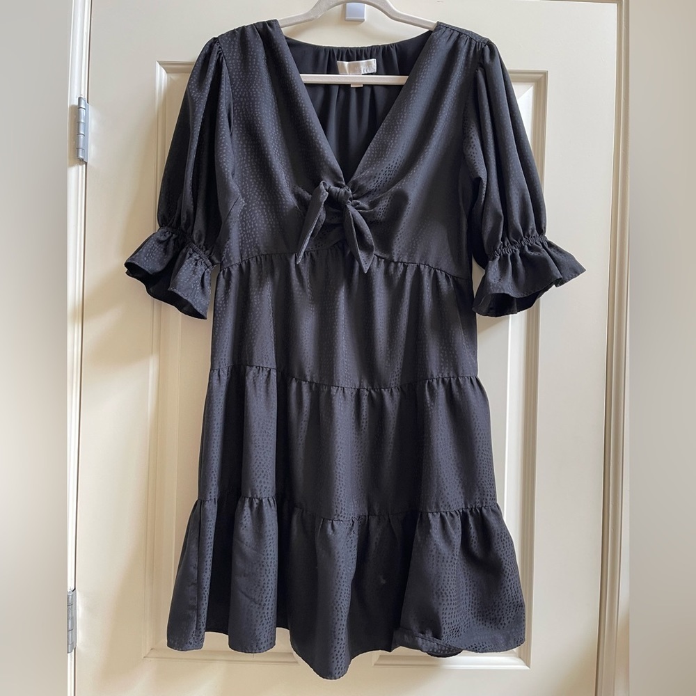 MICHAEL Michael Kors Tie Front Mini Dress - Picture 4 of 10
